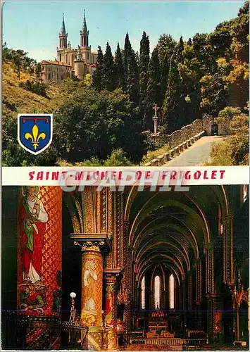 Moderne Karte En Provence Abbaye de Saint Michel de Frigolet par Tarascon (B du R)