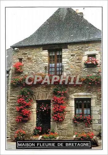 Cartes postales moderne Maison fleurie de Bretagne