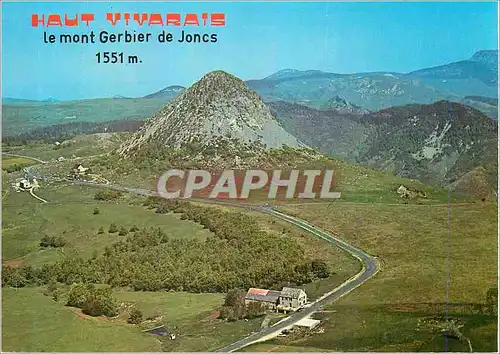 Moderne Karte Haut Vivarais Le mont Gerbier de Joncs  (Ardeche) source de la Loire