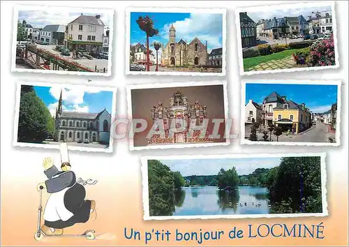 Cartes postales moderne Un P'tit bonjour de Locmine