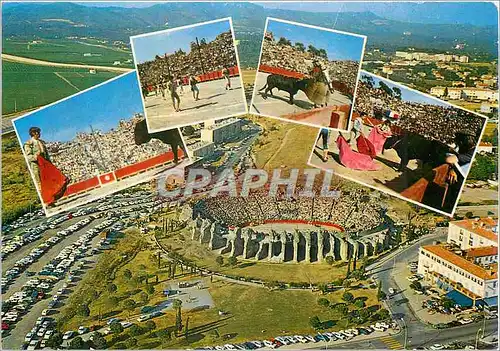 Cartes postales moderne La Cote d'Azur Pays du Soleil Frejus Les Arenes Romaines Face a face avant l'estocade Une bonne