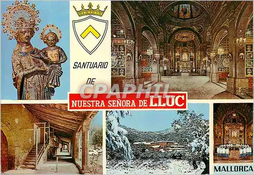 Cartes postales moderne Santuari du Lluc Mallorca (Balearea)Espana