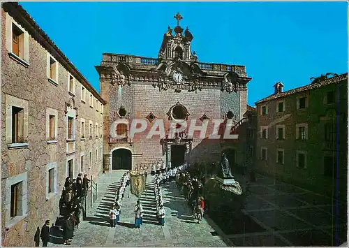 Cartes postales moderne Mallorca (Baleares)Espana Sanctuaire de Lluc cour de l'eveque Campins