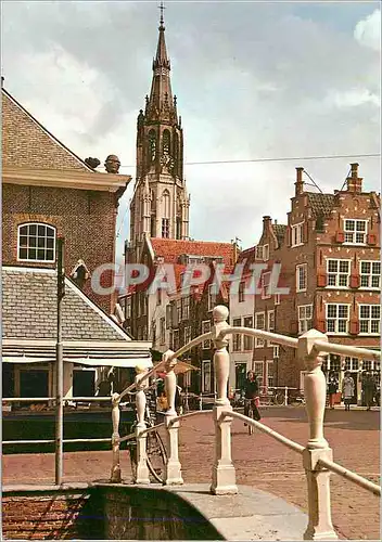 Moderne Karte Delft Camaretten met Nieuwe Kerk