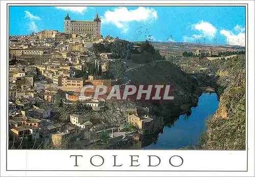 Cartes postales moderne Toledo Vista parcial Timbres Champignons Champignon