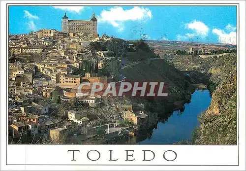 Moderne Karte Toledo Vista parcial Timbres Champignons Champignon