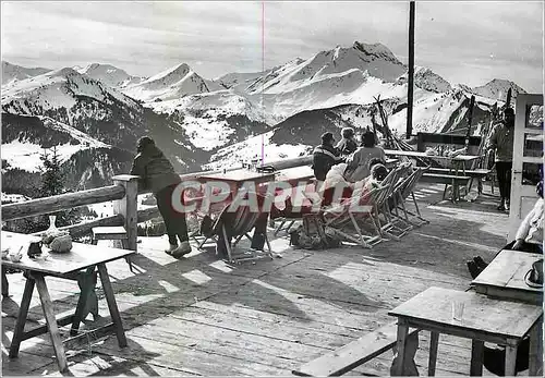 Cartes postales moderne Super Morzine (Haute Savoie) Vue sur le Mont Chery et le Roc d'enfer