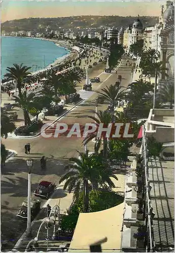 Moderne Karte La cote d'Azur Nice La Promenade des Anglais