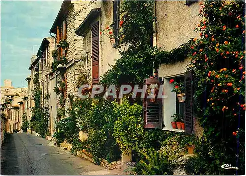 Moderne Karte Antibes (Alpes Mar)Rue du Haut Castelet