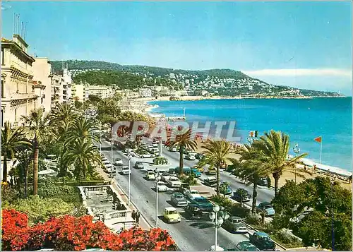 Cartes postales moderne La Cote d'Azur Nice Vue sur la Promenade des Anglais et le Mont Boron