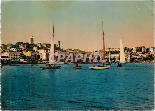 Cartes postales moderne La Cote d'Azur Cannes Le port pendant les Reghtes Bateaux