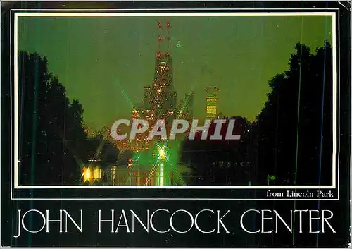 Moderne Karte From Lincoln Park John Hancock Center
