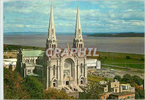 Moderne Karte Sainte Anne de Beaupre Que La Basilique