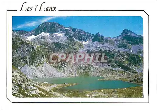 Moderne Karte Les Lacs du dauphine les 7 Laux