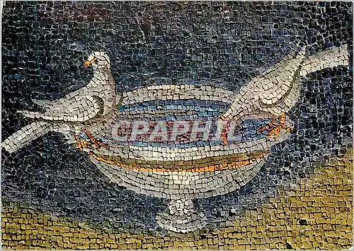 Cartes postales moderne Ravenna Galle Pacidia (VI siecle)Les pigeons qui se desalterent