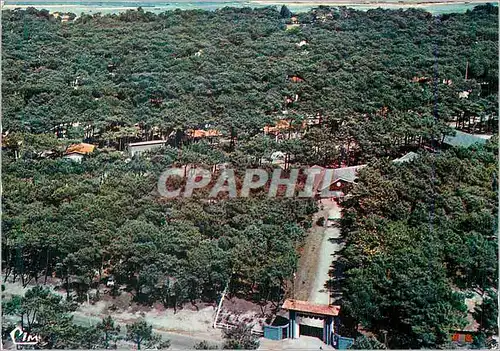 Moderne Karte Cap Ferret Gironde Vue aerienne Maison des Enfants du Spectacle