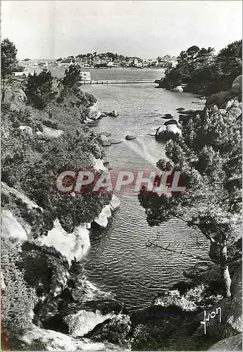 Moderne Karte Ploumanac'h en Perros Guirec (Cotes du Nord)Vallee du Traouieros