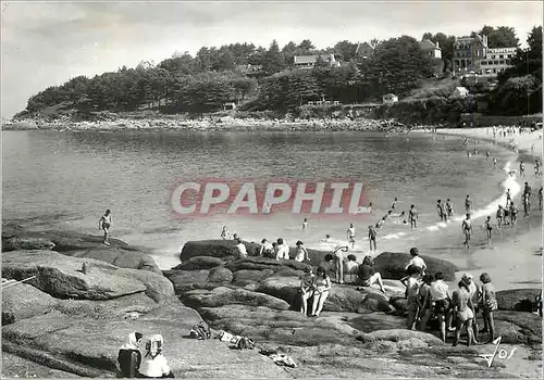 Cartes postales moderne Trebeurden (C du N)La jolie plage de Pastermen et la pointe Kerellec