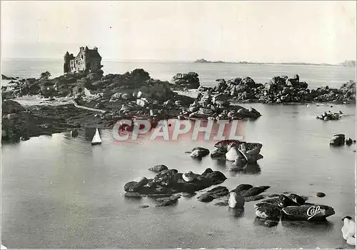 Moderne Karte Tregastel Le Chateau de Costaeres ou Henrei Sienkiewiez ecrivit Quo Vadis et la Passe de Plouman