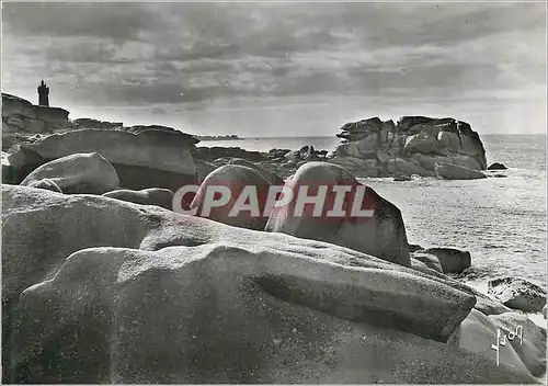 Cartes postales moderne Ploumanac'h (C du N)Le chaos du phare au declin du jour