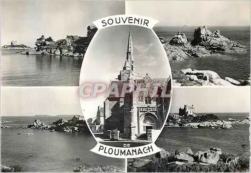 Moderne Karte Souvenir de Ploumanac'h