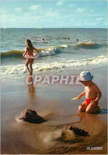 Cartes postales moderne Mer Sable Soleil Joies des vacances Enfants