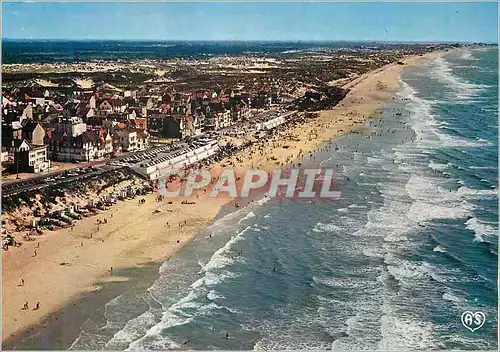 Cartes postales moderne Merlimont (P de C)La plage et le Front de Mer