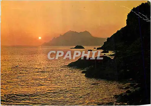 Cartes postales moderne Le Corse Inoubliable Coucher de Soleil