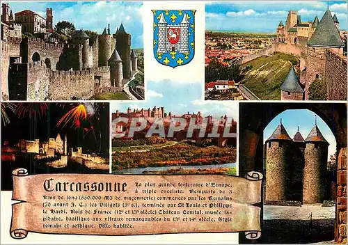 Cartes postales moderne Carcassonne (Aude) La porte d'Aude