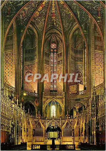 Cartes postales moderne Albi (Tarn)Ville d'Art centre de Tourisme Interieur de la Basilique Sainte Cecile (XIIIe s)Le Gr