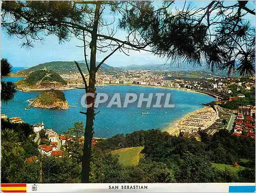Cartes postales moderne San Sebastian Vue generale des El Pinar (Igueldo)