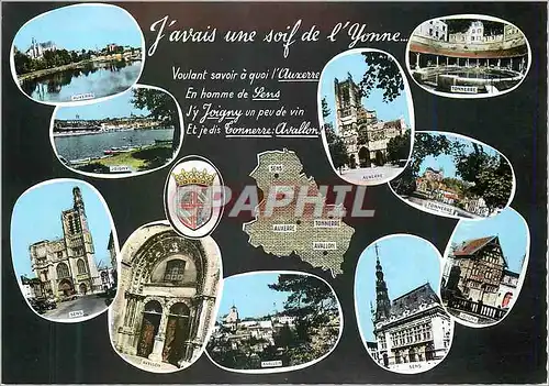 Cartes postales moderne Souvenir de L'Yonne Auxerre Tonnerre