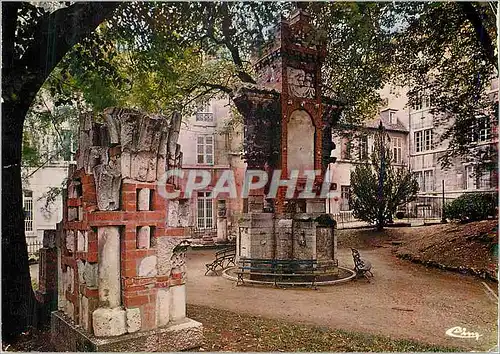 Moderne Karte Besancon (Doubs)Le Square Castan