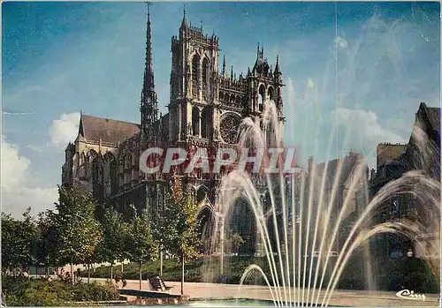Moderne Karte Amiens (Somme)La cathedrale