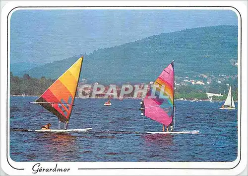 Cartes postales moderne Gerardmer Les Voges pittoresques Planche a voile sur le Lac