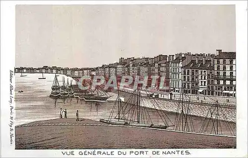 Ansichtskarte AK Vue Generale du Port de Nantes