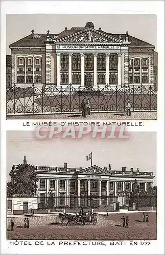 Ansichtskarte AK Le Musee d'Histoire Naturelle Hotel de la Prefecture Bati en 1777