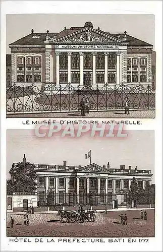 Cartes postales Le Musee d'Histoire Naturelle Hotel de la Prefecture Bati en 1777