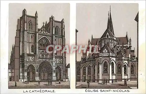 Cartes postales La Cathedrale Eglise Saint Nicolas