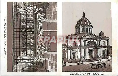 Cartes postales Tombeau de Francois Eglise Saint Louis