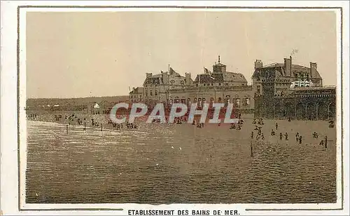 Cartes postales Etablissement des Bains de Mer