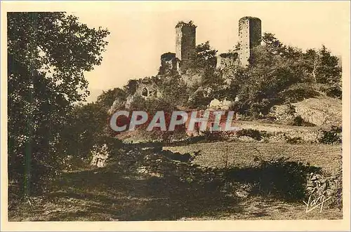 Cartes postales Les Pyrenees Argules Gazost (Htes Pyrenees) Ruines du Chateau de Beaucens (XIIe et XVI siecles)
