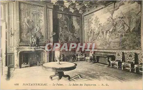 Cartes postales Fontainebleau Le Palais le Salon des Tapisseries