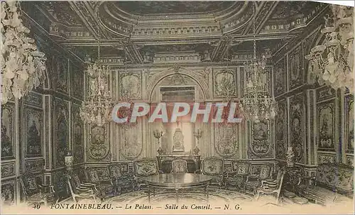 Cartes postales Fontainebleau Le Palais Salle du Conseil