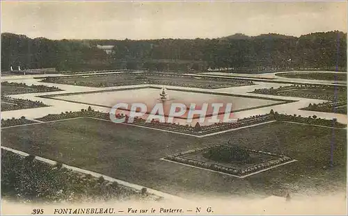 Cartes postales Fontainebleau Vue sur le Parterre