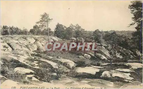 Cartes postales Fontainebleau La foret Les platrieres