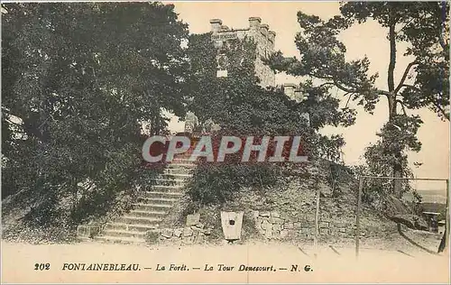 Cartes postales Fontainebleau La Foret La Tour Demcourt