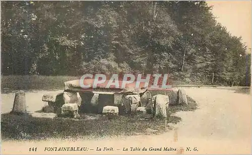 Ansichtskarte AK Fontainebleau La Foret La Table du Grand Maitre