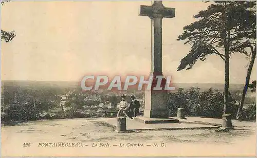 Cartes postales Fontainebleau La Foret le Calvaire