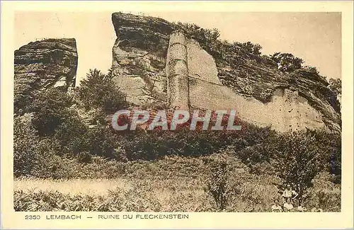 Ansichtskarte AK Lembach Ruine du Fleckenstein